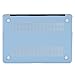 MOSISO Compatible with MacBook Air 13 inch Case Old Version 2010-2017 Release (Models: A1466 & A1369), Plastic Hard Shell Case & Keyboard Cover Skin, Airy Blue