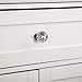 BINO 6-Pack Crystal Drawer Knobs - 1.25