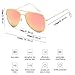 Ziwanule Polarized Aviator Sunglasses for Men Metal Mens Sunglasses Driving Unisex Classic Sun Glasses for Men/Women Pink