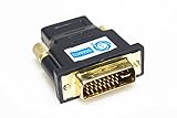 SMAKN&reg; DVI-I Dual-Link 24+5 Male to HDMI Female Adapter