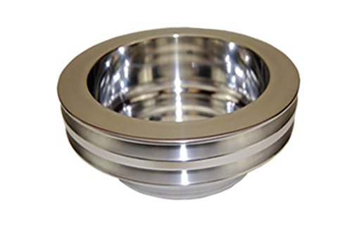 SBC Chevy 283-350 Machined Aluminum LWP Double Groove Crankshaft Pulley