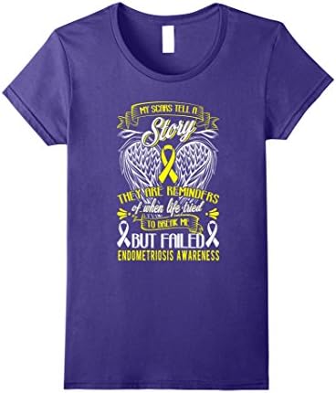 Womens Endometriosis Awareness Shirt Medium Purple