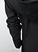 Azbro Women Winter Outdoor Wool Blended Classic Hooded Pea Coat Jacket, Black M