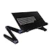 Adjustable Aluminum Laptop Stand Portable Foldable Notebook Computer Desk Vented Ergonomic Macbook Desk Table Vented Folding Stand