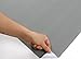 ROSEROSA Peel and Stick PVC Solid Self-Adhesive Wallpaper Covering Counter Top Shelf Liner Cool Gray (SG65 : 2.00 Feet X 6.56 Feet)