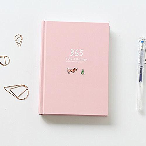 Lavenz Creative Hardcover Year Plan Notebook 365 Days Monthly Daily Planner Organizer Office School Schedule Agenda Diary