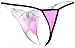 Ochiria HOT Lace Sexy Lingerie For Women For Sex Crotchless G String3 Panty Thong ,Pink,One size