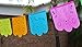 Fiesta Brands 30 Panel Pack. Mexican Papel Picado Banner.Colores de Primavera.Over 49 feet Long for Maximum Coverage. Vibrant Colors Tissue Paper. Medium Size Panels. Multicolored Flowers Design