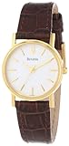 Bulova Women's 97L102 Strap White Dial Watch