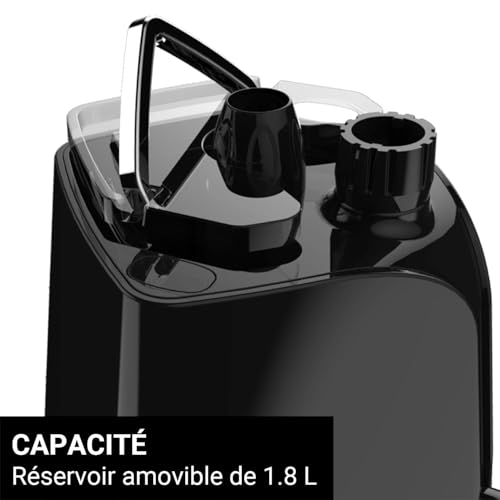 SteamOne Steamer Vertical Steamer Black 1800W - Tank 1.8L | Vertical Steamer, 1800W, Tank 1.8L, Triple Thermal Protection Hose, Continuous Soft Steam, 4 Wheel Drive, H18B
