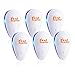 WahooArt Ultrasonic Pest Repeller, 2019 Newest Electronic Vermin Control Ultrasonic Repellent Indoor Plug, Non-Toxic for Humans & Pets, Best Indoor Vermin Control Device, 6 Packs
