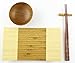 Zoie + Chloe 100% Natural Bamboo Sushi Gift Set for Two