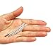 LUXXII - 1 Row and 3 Row Clear Rhinestone Crystal Hair Barrette Clip Hair Pin (Silver, 4 Count)
