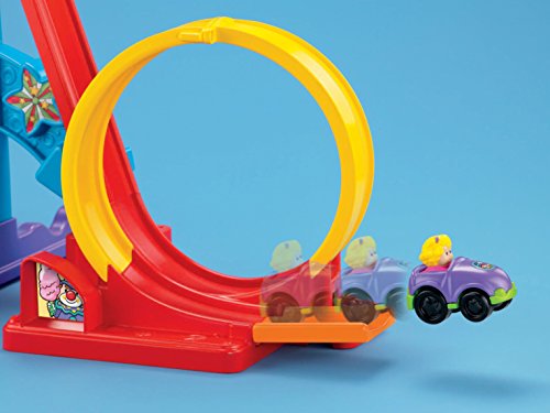 41DNJESmfEL - Fisher-Price Little People Loops 'n Swoops Amusement Park [Amazon Exclusive]