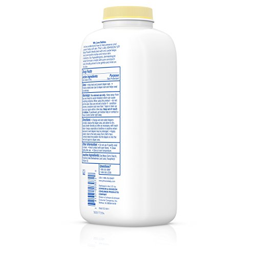 2 Johnsons+Medicated+Baby+Natural+Cornstarch