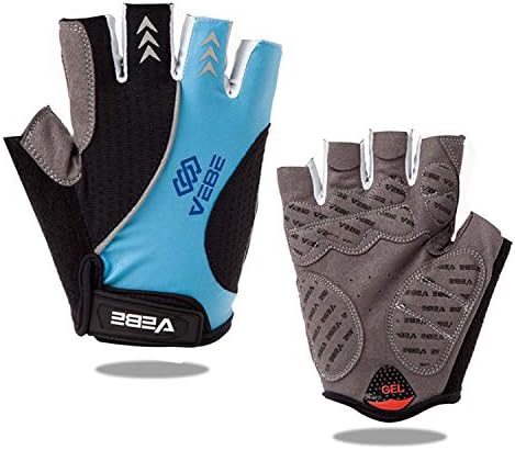 VEBEBicycle Gloves Half Finger Mountain Bike Bloves Cycling MTB Gel Gloves for Men Fingerless