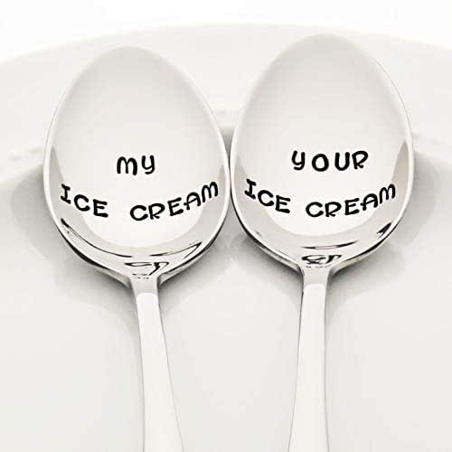 My Ice Cream/Your Ice Cream Stainless Steel Stamped Spoon