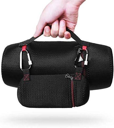 CactusAngui Speaker Storage 2-in-1 Handle Soft Storage Bag Case Container for JBL Xtreme Bluetooth Speaker Black