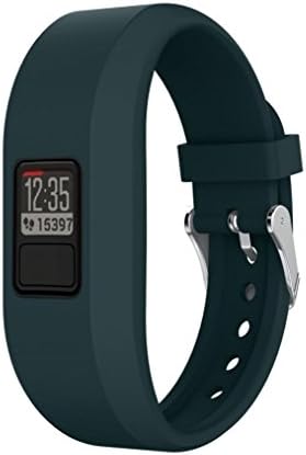 For Garmin Vivofit JR Bands with Secure Watch Clasp Small Large, Soft Silicone Accessories Straps Replacement Bands Wristband for Garmin vivofit JR / vivofit 3 for Kids and Adults (Army Green)