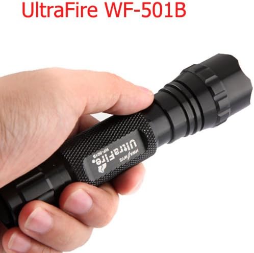 UltraFire WF-501B G74 900lm Xenon Flashlight Torch 18650