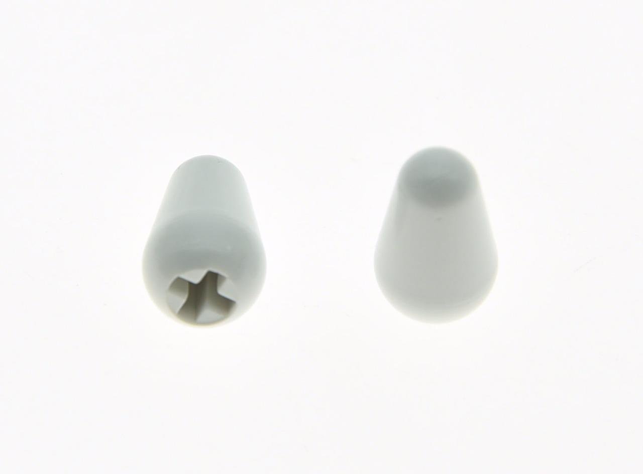 Dopro 2pcs Guitar 5 Way Pickup Switch Tip Switch Cap Switch Knob for USA FD Strat/Tele/Stratocaster White