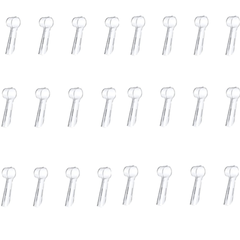 FZLANQ 24Pcs Toothbrush Head Dust Caps Transparent Toothbrush Head Covers Electric Toothbrush Head Covers for Protecting The Cleanliness of The Toothbrush Head