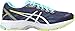 ASICS Women's Gt-1000 5 Running Shoe, Indigo Blue/White/Safety Yellow, 8.5 M US