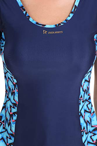 Rovars One Piece Three Fourth Swimming Costume for Women I Removable Pads 6 Rovars One Piece Three Fourth Swimming Costume for Women I Removable Pads - Image 6