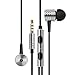 Rejected all traditions High Sound Quality Piston Earphone Headphone Headset In-ear Earbud with Remote & Mic for Xiaomi Smartphone(Silver)
