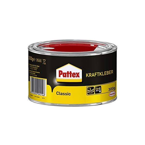 Pattex Kraftkleber Classic, extrem starker Kleber für höchste Festigkeit, Alleskleber für den universellen Einsatz…