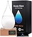 Transparent Waterdrop Storm Glass with Pure Wooden Base, Weather Predictor, Creative Choice, Most Unique Decorations on Various Occasion.
