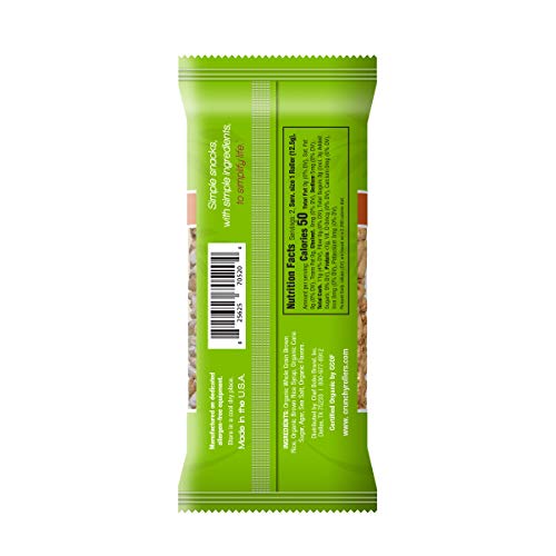 Crunchy Rollers - Organic Healthy Snacks - Caramel Sea Salt (8 Packs of 2)