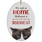 Fawn Snowshoe Cat Christmas Ornament 2024 - Its Not