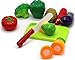 Little Treasures Healthy Vegetables Toy for Children's Playtime Kitchen Fun , Cut Chop the Food for Pretend Play Eating Meal Time