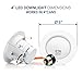 Hyperikon 4 Inch Dimmable Recessed LED Downlight, 9W (65W Equivalent), 3000K (Soft White Glow), Retrofit Lighting Fixture, Energy Star, 670 Lumens - Great for Cans Bathroom, Kitchen, Office (12 Pack)