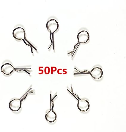 50Pcs Universal 1/10 1/12 1/16 Scale Bent Body Clips