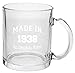 90th Birthday Gifts Made 1931 90th Birthday Party Supplies Gift Glass Coffee Mug Tea Cup White
