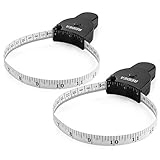 REIDEA 2 Pack Measuring Tape for Body 60 inch (150cm), Portable Lock Pin and Push-Button Design for Weight Loss or Sewing Tailor Fabric Measurements Black