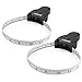 REIDEA 2 Pack Measuring Tape for Body 60 inch (150cm), Portable Lock Pin and Push-Button Design for Weight Loss or Sewing Tailor Fabric Measurements Black