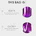QQ Studio 100 PCS Metallic Mylar Foil Open Top Sealable Bags (6x9cm (2.3x3.5