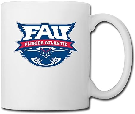 White Florida Atlantic Owls Logo University Cool Mugs Espresso Cups,Mug Printing,Unique Mug,Large Mugs,white Coffee Mugs,Coffee Mugs,Mugs,Personalized Mugs,Photo Mugsceramic Travel Mug