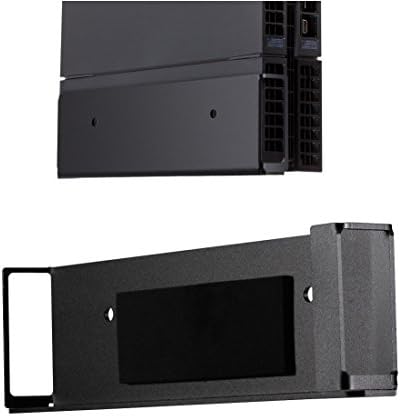 PS4 Aluminum Vertical Wall Mount Bracket (Black) by Greenpointselect Patented Design