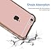 iXCC [Crystal Clear] iPhone 6 / 6s Case, New Cover Case [Shock Absorption] with Transparent Hard Plastic Back Plate and Soft TPU Gel Bumper - Gray