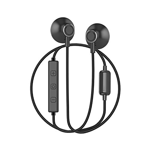Bluetooth Headphones, Yostyle Magnetic Wireless Earbuds Bluetooth 5.0 Noise Canceling Earphones Sweatproof Sport Headset w/Mic for iPhone 11 X/XR/XS/8/7/6 Plus, Galaxy S10/S9/8,10 Hrs Work Time(Black) - Thumbnail 6