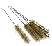 YXQ Tube Brush Brass Wire 30mm Bottle 12.6inch Long-Handle Bristle Cleaning 6Pcs