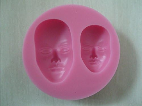 New Arrival Human Face Shaped 3d Silicone Cake Fondant Mold, Cake Decoration Tools, Soap, Candle Moulds