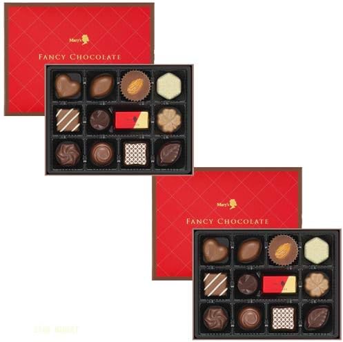 Amazon メリーチョコレート ファンシーチョコレート 12個入 2箱セット メリーチョコレート チョコレート菓子 通販