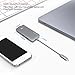Lenovo USB-C Hub, Type C Adapter With HDMI Port, Gigabit Ethernet Port, USBC Charging Port, 2 USB 3.0, 1 USB 2.0 Ports, SD/TF Card Reader, Compatible For USB C Devices
