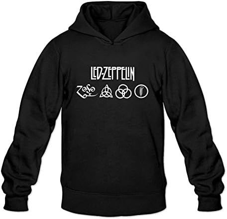 Custom Men's Led Zeppelin Printed Sweatshirt Pullover Hoodie
