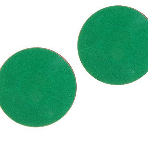 Air Hockey Pushers & Pucks set,Large Size,(2 Navy pushers+ 2 lints + 4 Red Pucks)by Yeelan